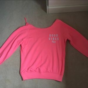 VS PINK Good Vibes Sweatshirt